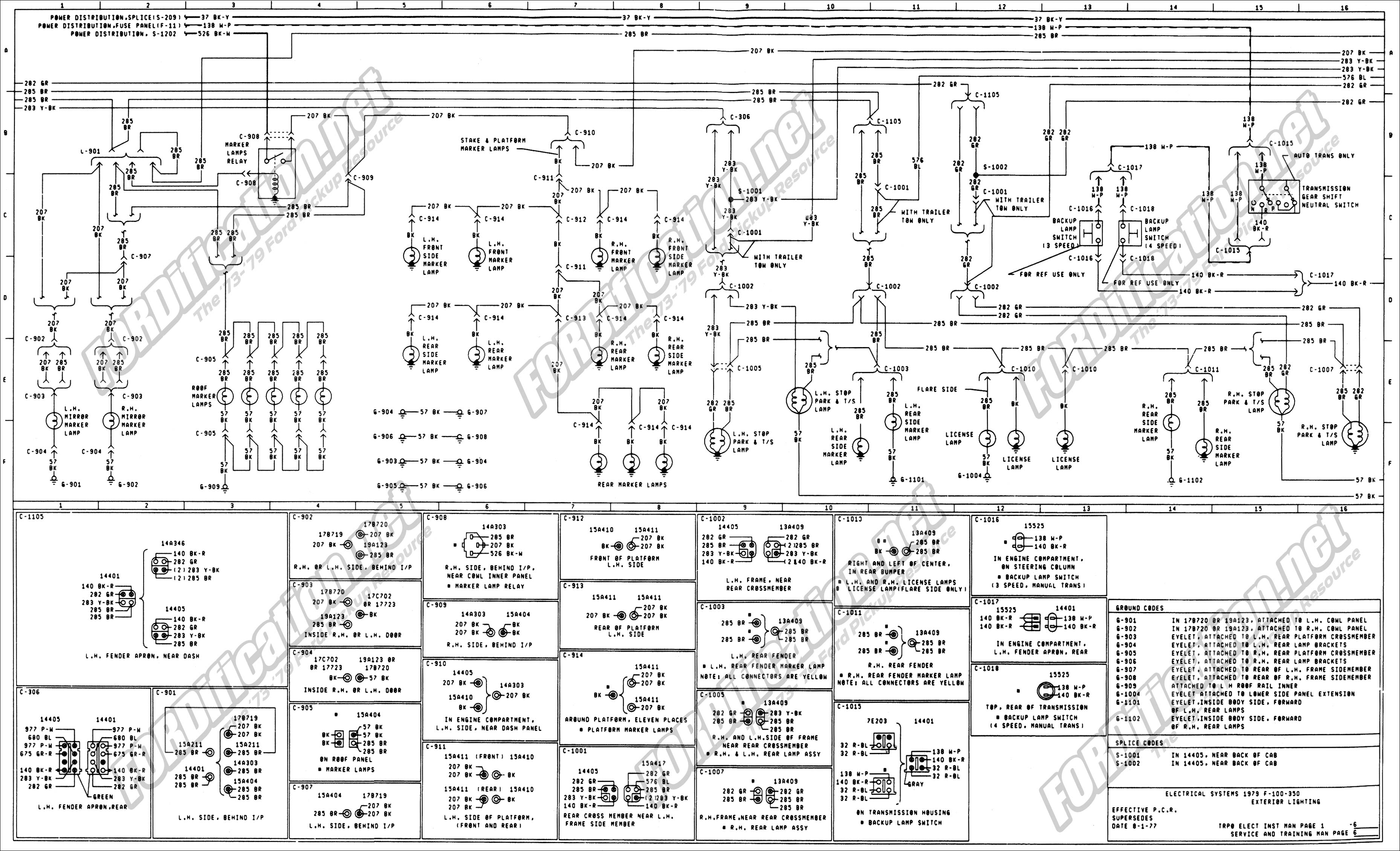 1976 Ford truck wiring harness #7