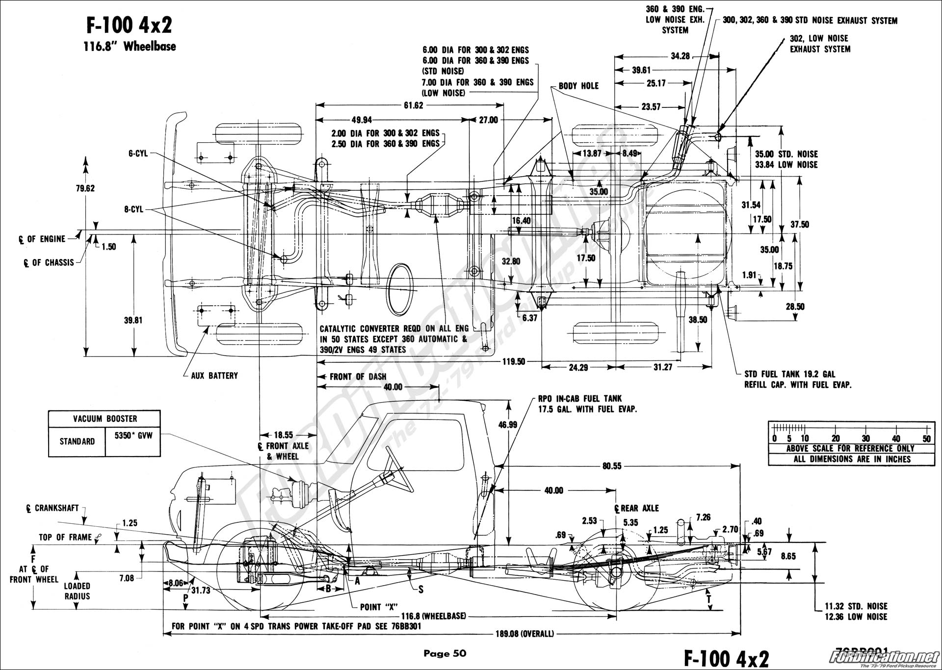 1977 Ford bronco frame dimensions #8